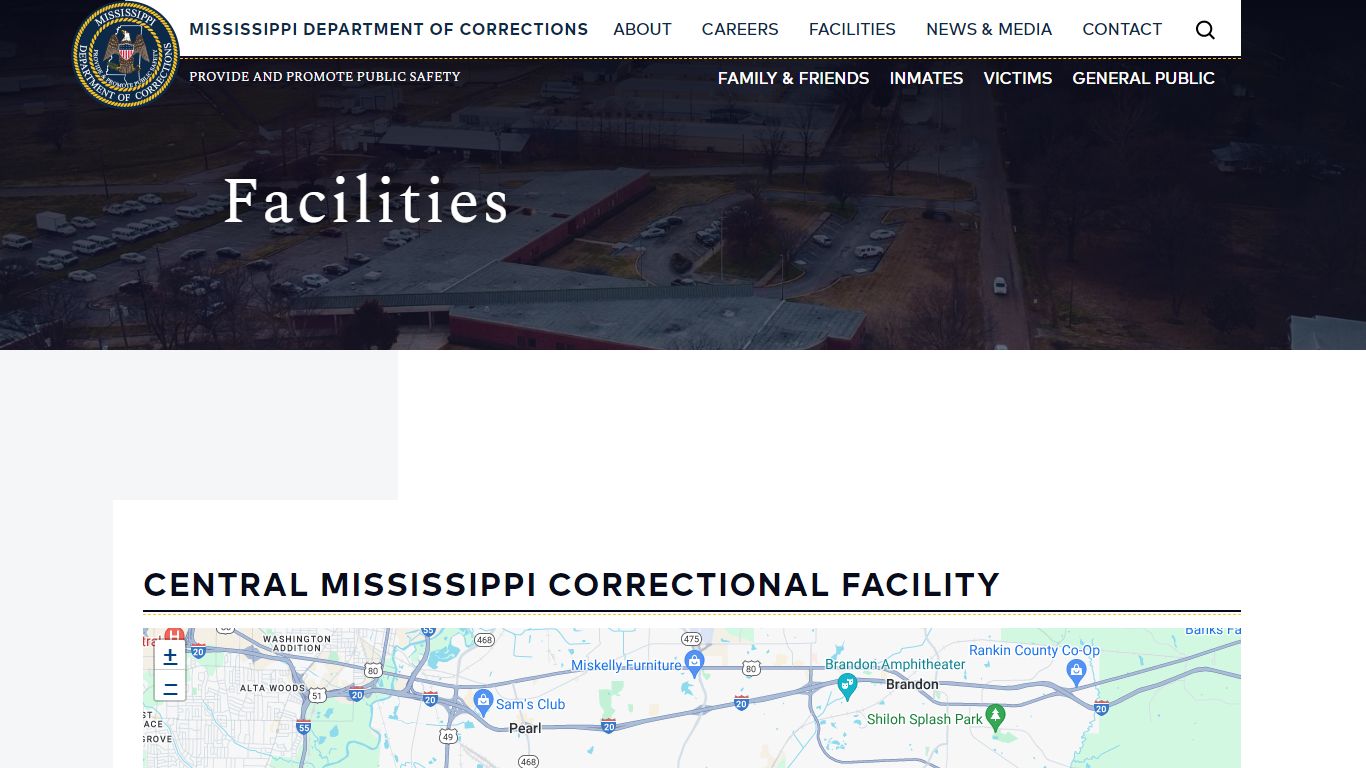 Facilities - Home | Mississippi Department of Corrections